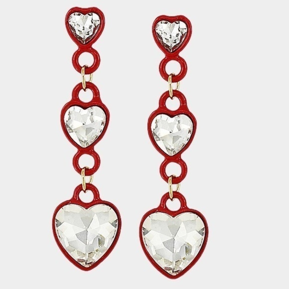 ♥️Long Heart Earrings♥️